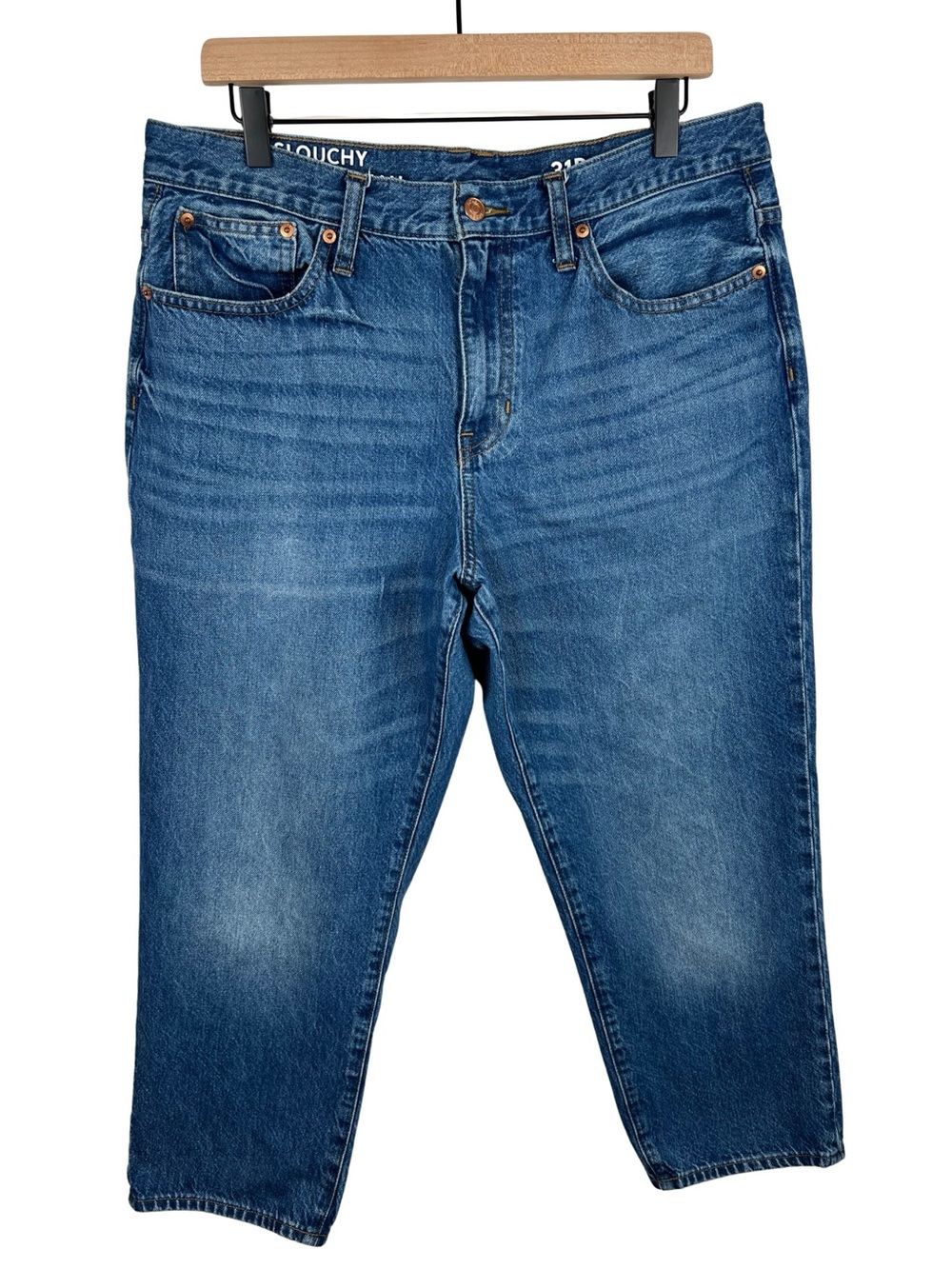 J Crew Slouchy Boyfriend Jeans Size 31 Petite 100% Cotton